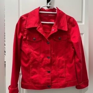 Wrangler Women's Vibrant Red Jean Jacket